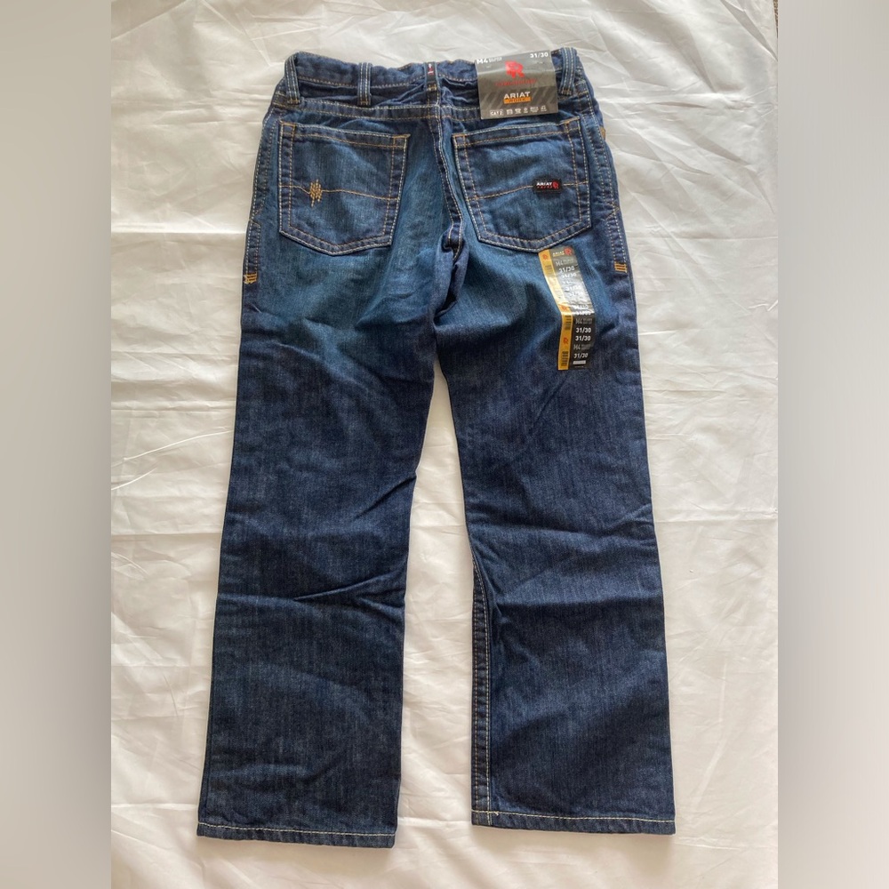 NWT ARIAT FR M4 RELAXED BOOT CUT JEANS-FLAME RESISTANT CAT 2 MEN/UNISEX 31 X 30